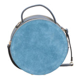 Borsa a mano da donna Pelle scamosciata e ruga MYB-6021-FW-07012 CARTA ZUCCHERO My Best Bag