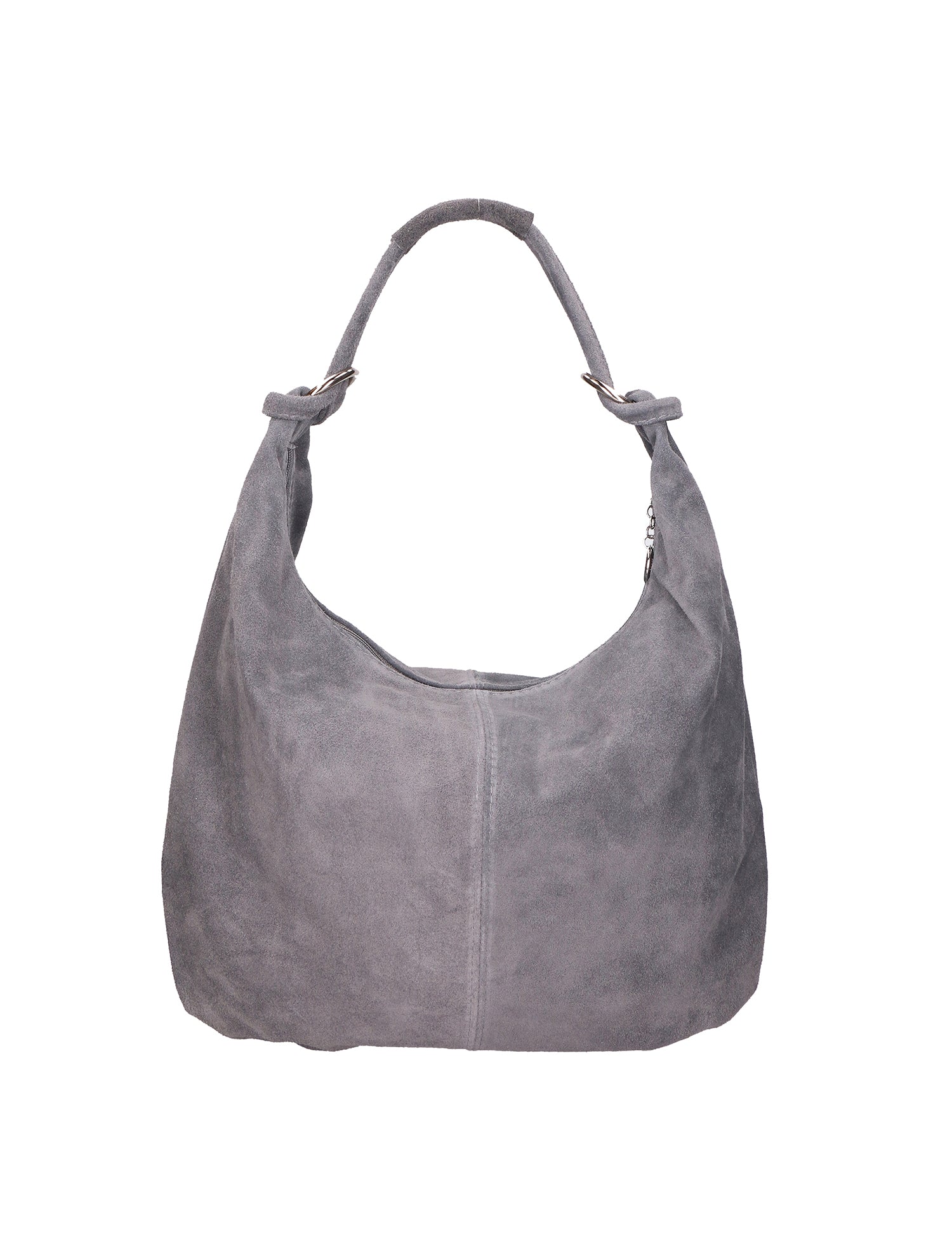 Valeria Borsa a spalla da donna Vera pelle 05280-018 GRIGIO MEDIO Gave Lux