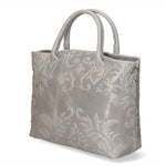 Enza Borsa a mano da donna Vera pelle 8007023FBG-020 GRIGIO CHIARO Gave Lux