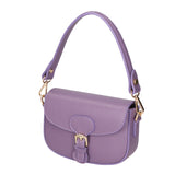 Viktoria Borsa a spalla da donna Vera pelle 06526-D87 VIOLET Gave Lux