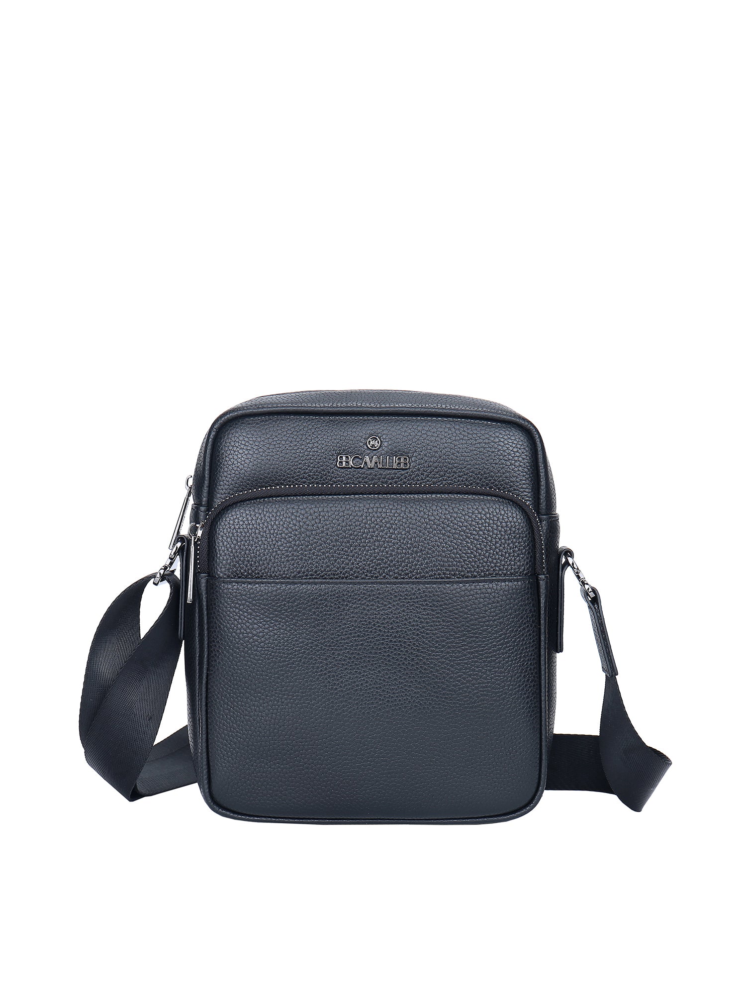 Borsa a tracolla uomo vera pelle Casual BC1482-BLACK B Cavalli