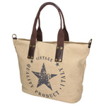 Sabrina Borsa a mano da donna 100% poliestere 8152-BEIGE Gave Lux