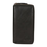 Portafoglio unisex in vera pelle Made in Italy SN2828147-BLACK Santini Firenze
