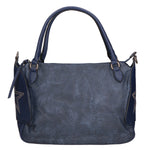 Rosa Borsa a mano da donna Ecopelle 8016-BLU Gave Lux