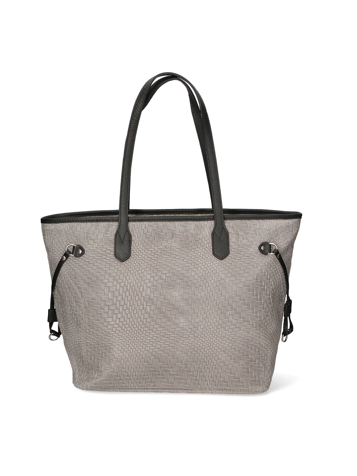 Emiliana Borsa a spalla da donna Vera pelle 80061-GRIGIO Gave Lux