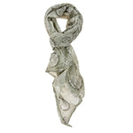 Sofia L2010-VERDE Foulard unisex in cotone e seta Gave Lux