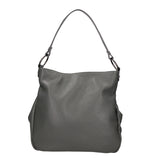Bea Borsa a spalla da donna 100% pelle 05710-D27 GRIGIO SCURO DARK GREY Gave Lux