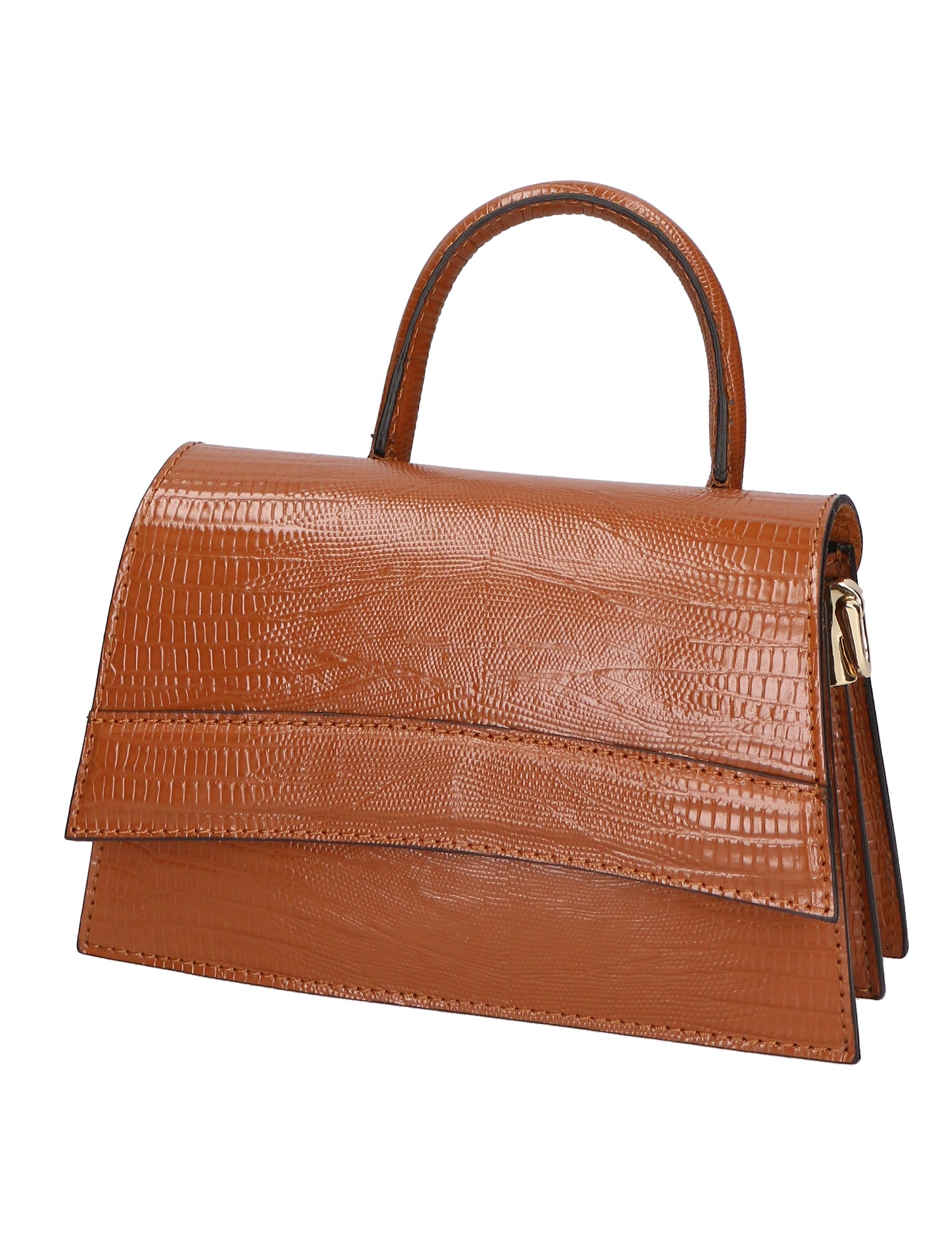 Ariel Borsa a mano da donna Vera pelle 05458-LU17 CUOIO COGNAC Gave Lux