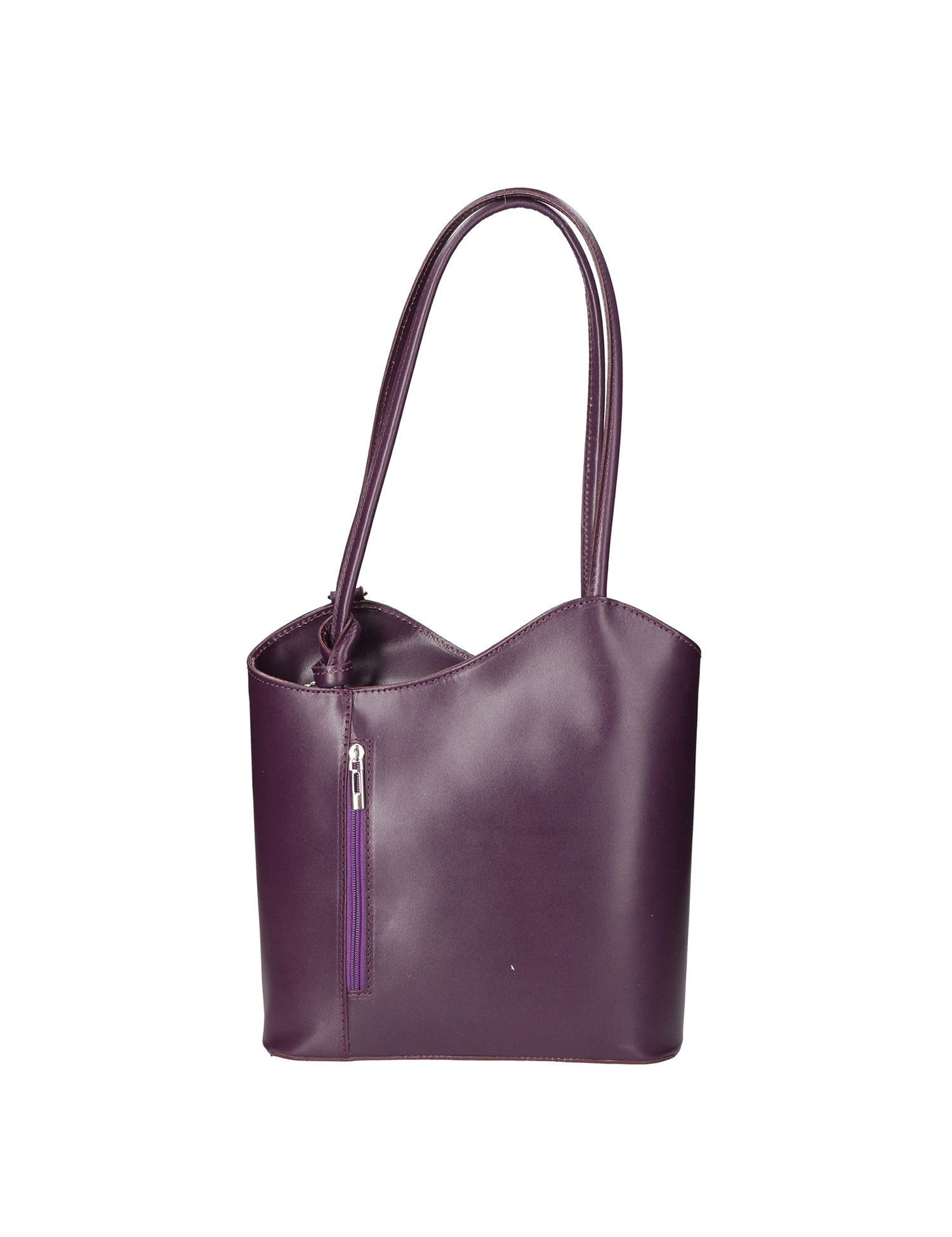 Fabiola Borsa a spalla da donna 100% pelle 9039-VIOLA PURPLE Gave Lux