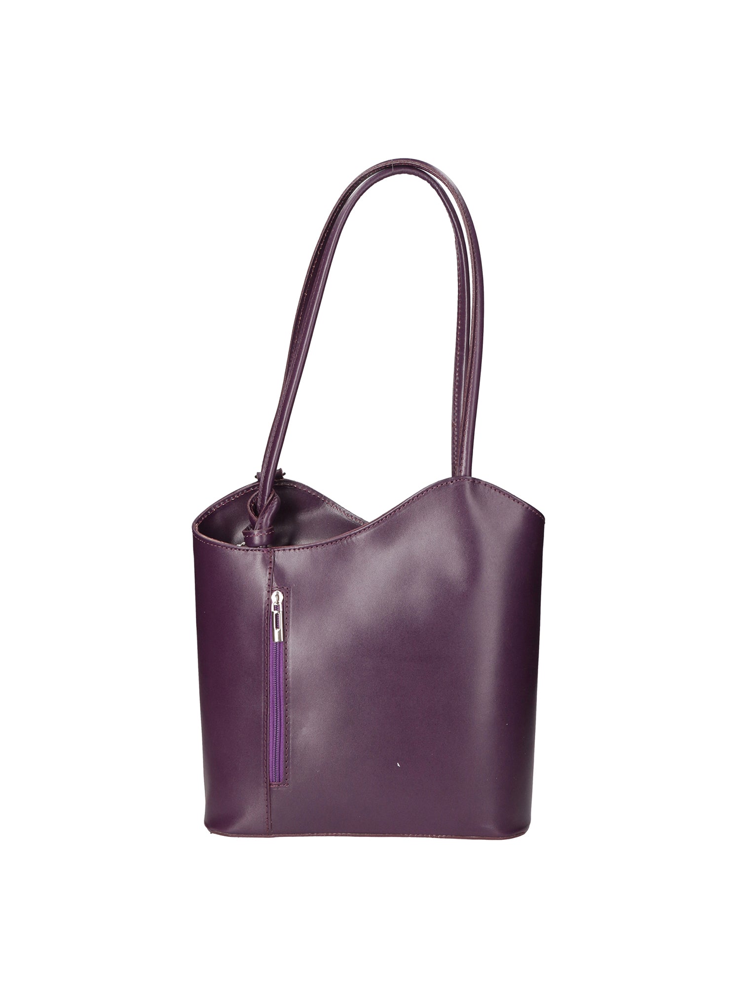 Fabiola Borsa a spalla da donna 100% pelle 9039-VIOLA PURPLE Gave Lux