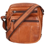 Borsa a tracolla unisex vera pelle 100% Made in Italy SN5862547-TAN Santini Firenze