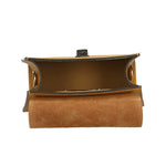 Eolara Borsa a spalla da donna Vera pelle 193842-SENAPE Gave Lux