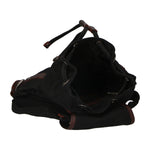 Micaela ZG3006-NERO BLACK Zaino unisex in canvas e vera pelle Gave Lux