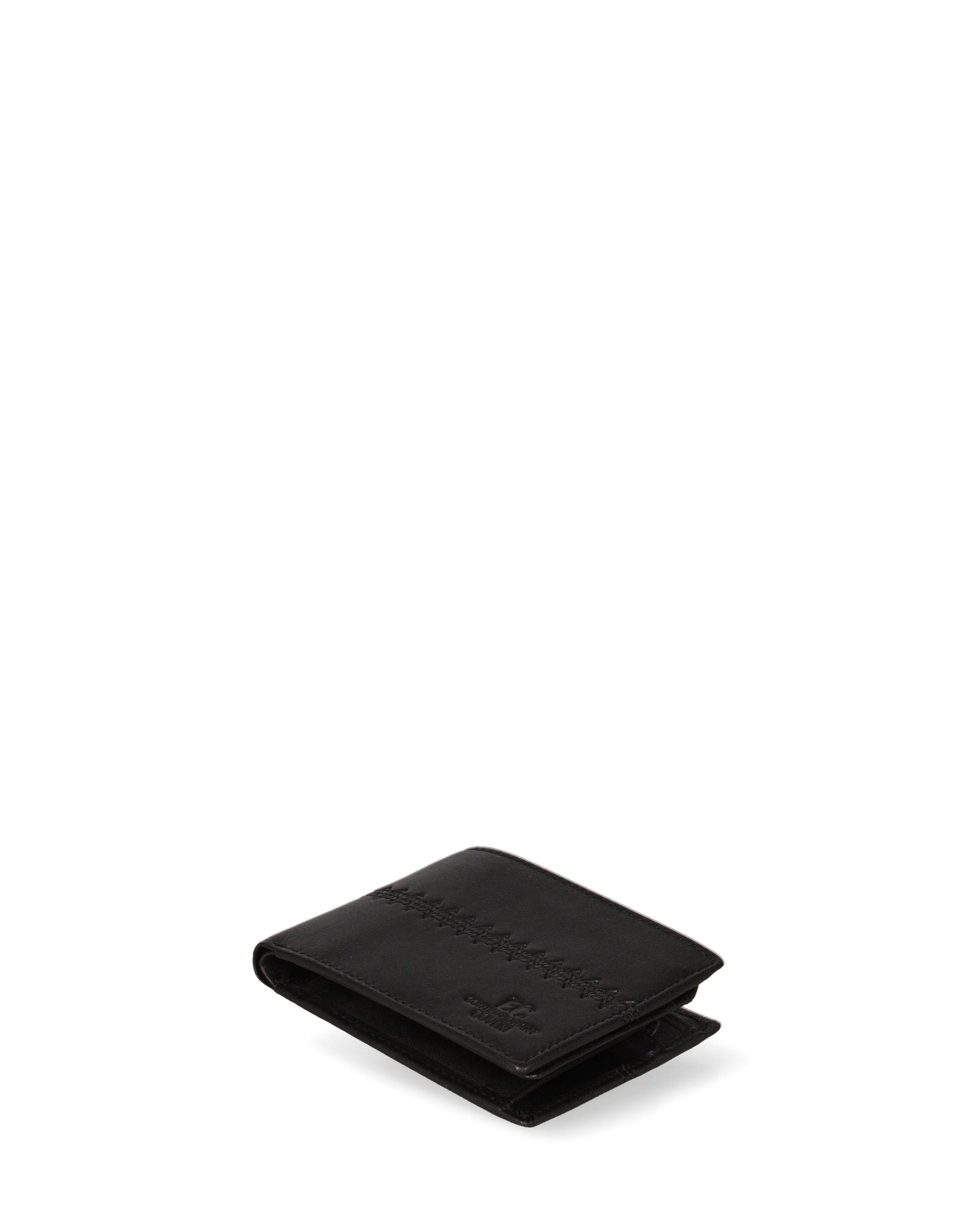 Portafoglio uomo in vera pelle Sfoderato EC763-04-NERO EC Contemporaly COVERI