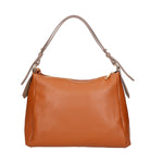 Vladimira Borsa a spalla da donna Vera pelle 06675-D17 CUOIO + D40 TAUPE Gave Lux