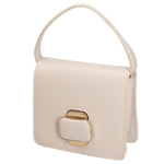 Borsa a tracolla da donna 100% pelle MYB-8035-FW-S03 LATTE My Best Bag
