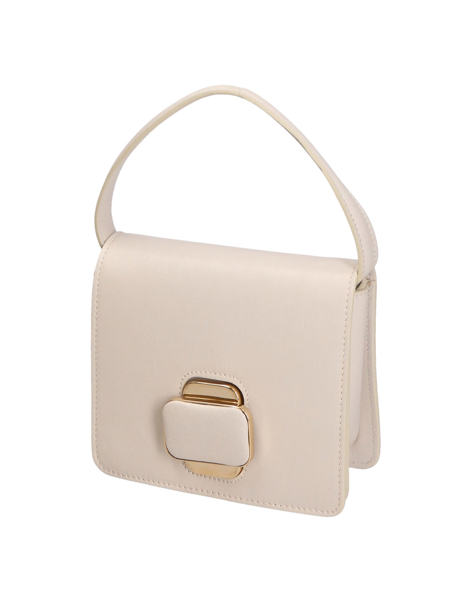 Borsa a tracolla da donna 100% pelle MYB-8035-FW-S03 LATTE My Best Bag