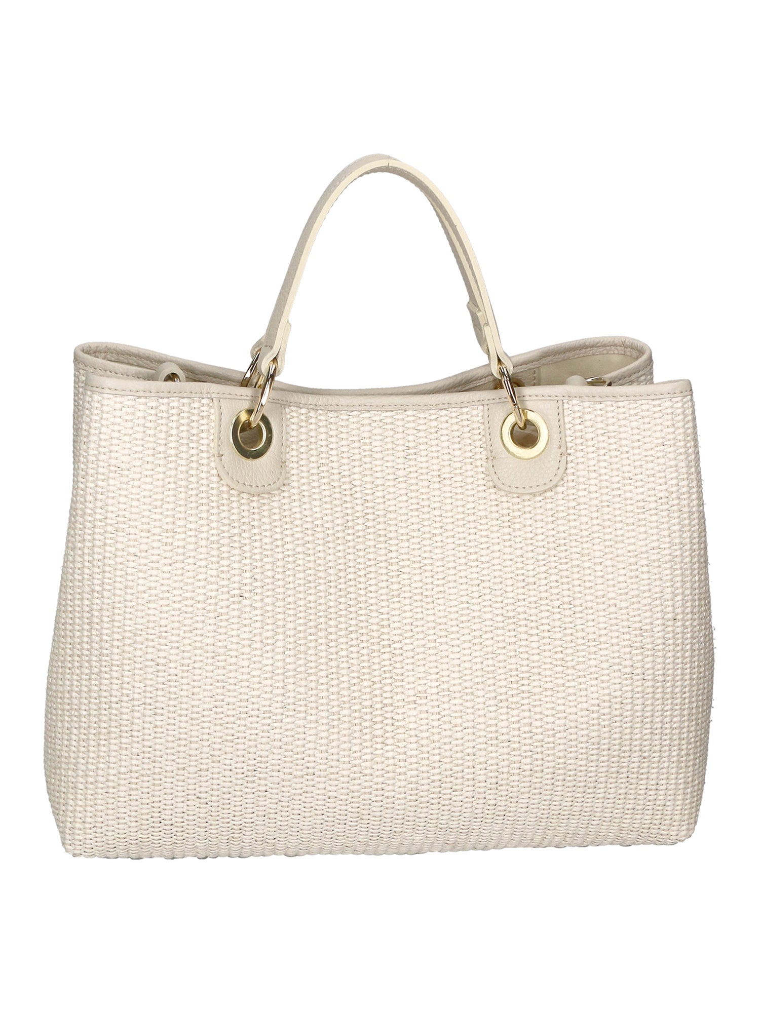 Borsa a mano da donna Paglia & Pelle MYB-05168-SS-148+D37 LATTE My Best Bag