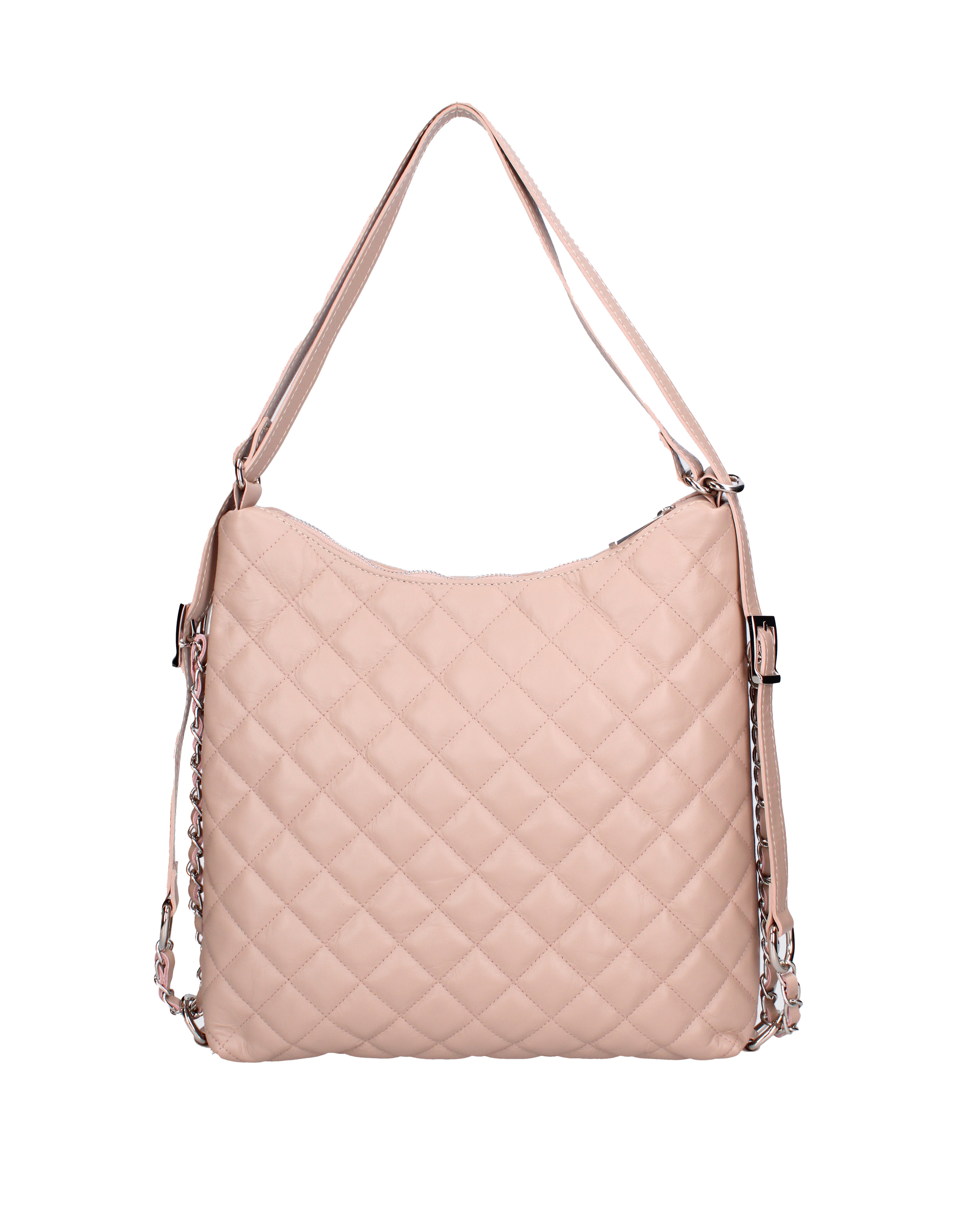 Borsa a spalla convertibile in zaino Vera pelle 07144-S68 NUDO Roberta Rossi