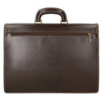 Cesare Borsa da lavoro uomo Vera pelle 7002-T.MORO Gave Lux