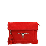 Valencia Borsa a tracolla da donna Vera pelle 8651-ROSSO Gave Lux