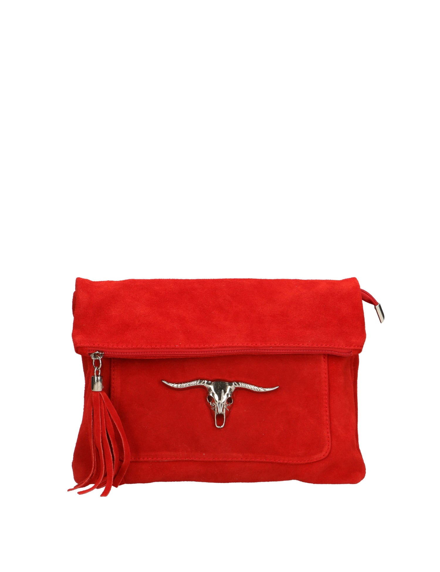 Valencia Borsa a tracolla da donna Vera pelle 8651-ROSSO Gave Lux
