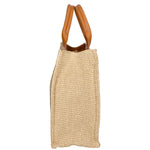 Borsa a mano da donna Misto pelle e tessuto MYB-05117-SS-141+S44 CUOIO My Best Bag