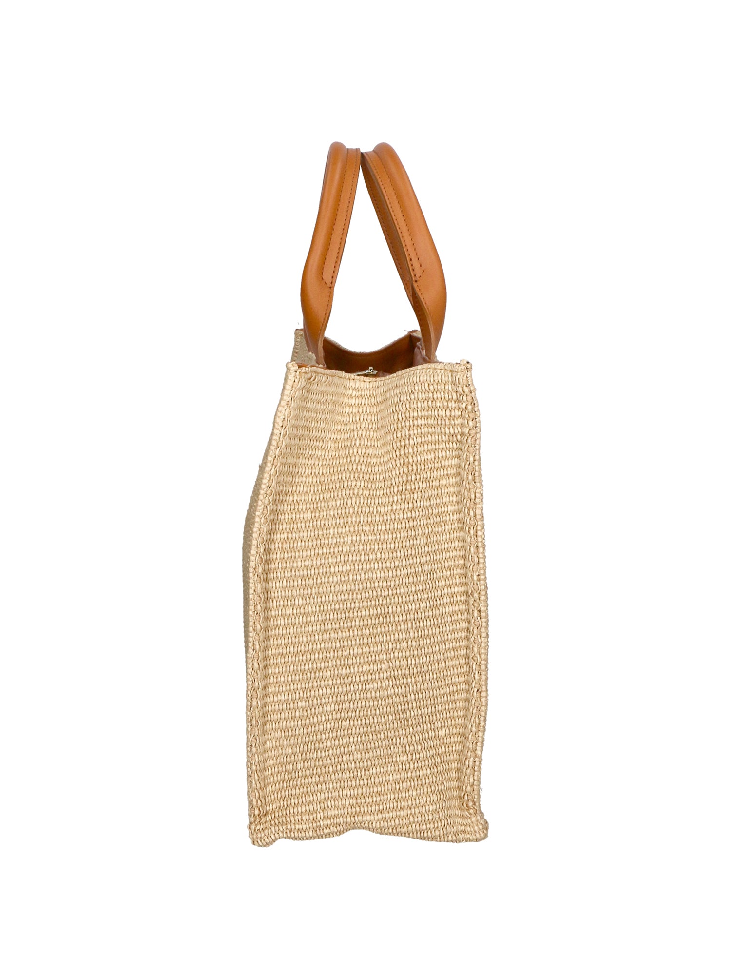 Borsa a mano da donna Misto pelle e tessuto MYB-05117-SS-141+S44 CUOIO My Best Bag