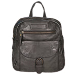 Zaino da donna in vera pelle Borsa fashion HILB-1715W-NERO Hill Burry