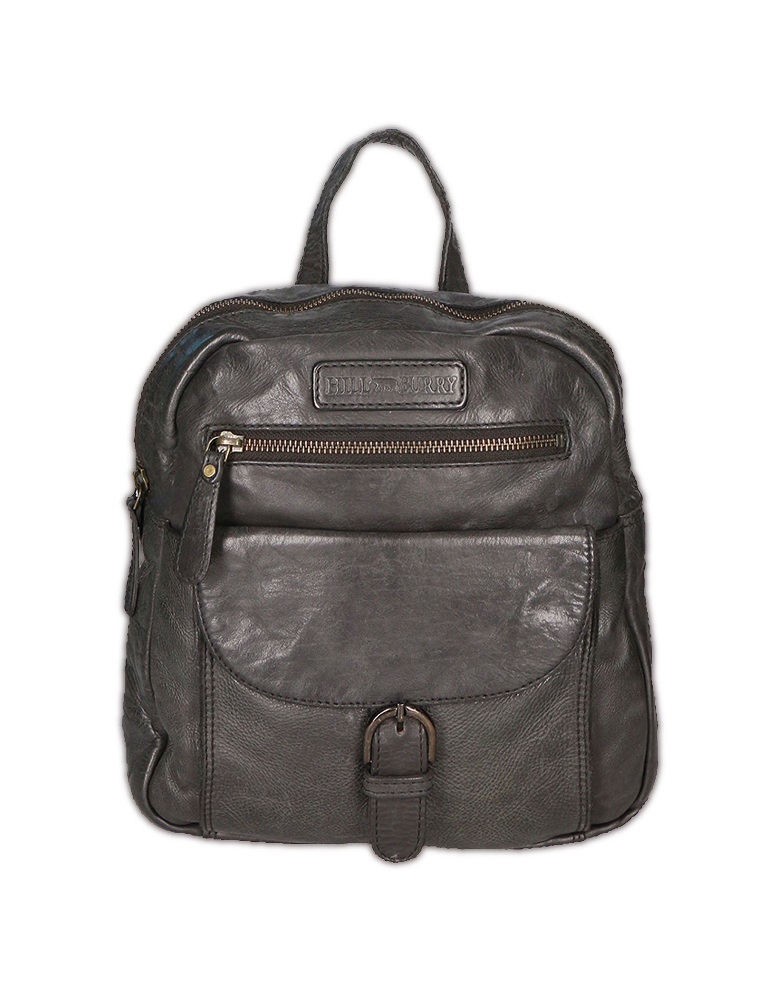 Zaino da donna in vera pelle Borsa fashion HILB-1715W-NERO Hill Burry