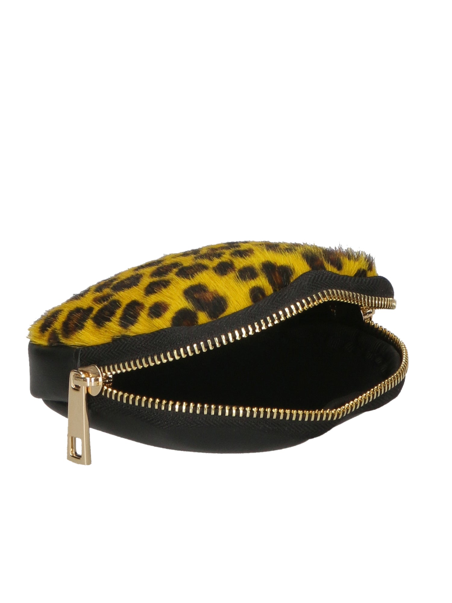 Rachele Pochette donna vera pelle Zip 02535-GHEPARDO GIALLO Gave Lux