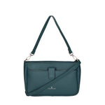 Celeste Plus Borsa a tracolla da donna Vera Pelle 04156-D33 PETROLIO Chiara Ferretti