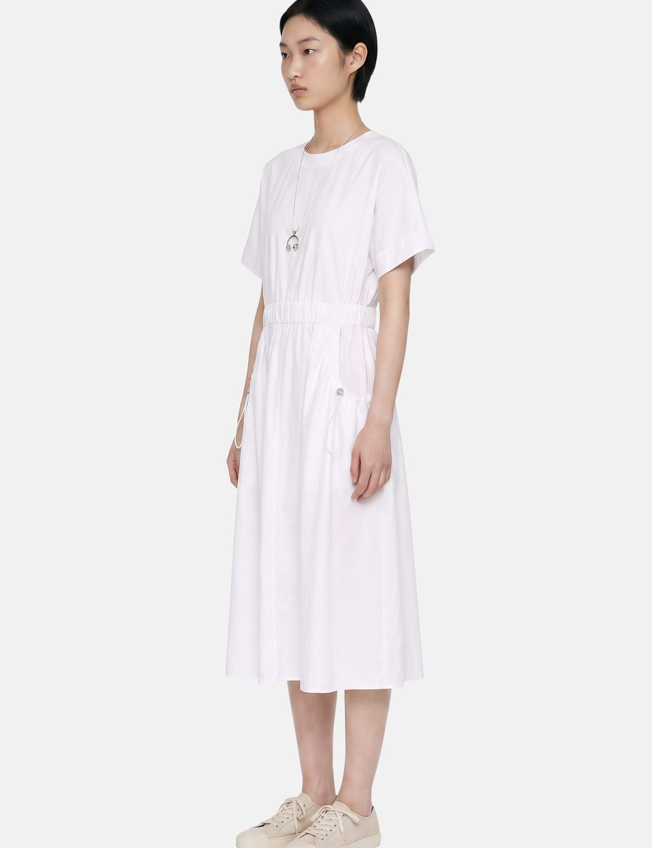 Vestito in Cotone Bianco