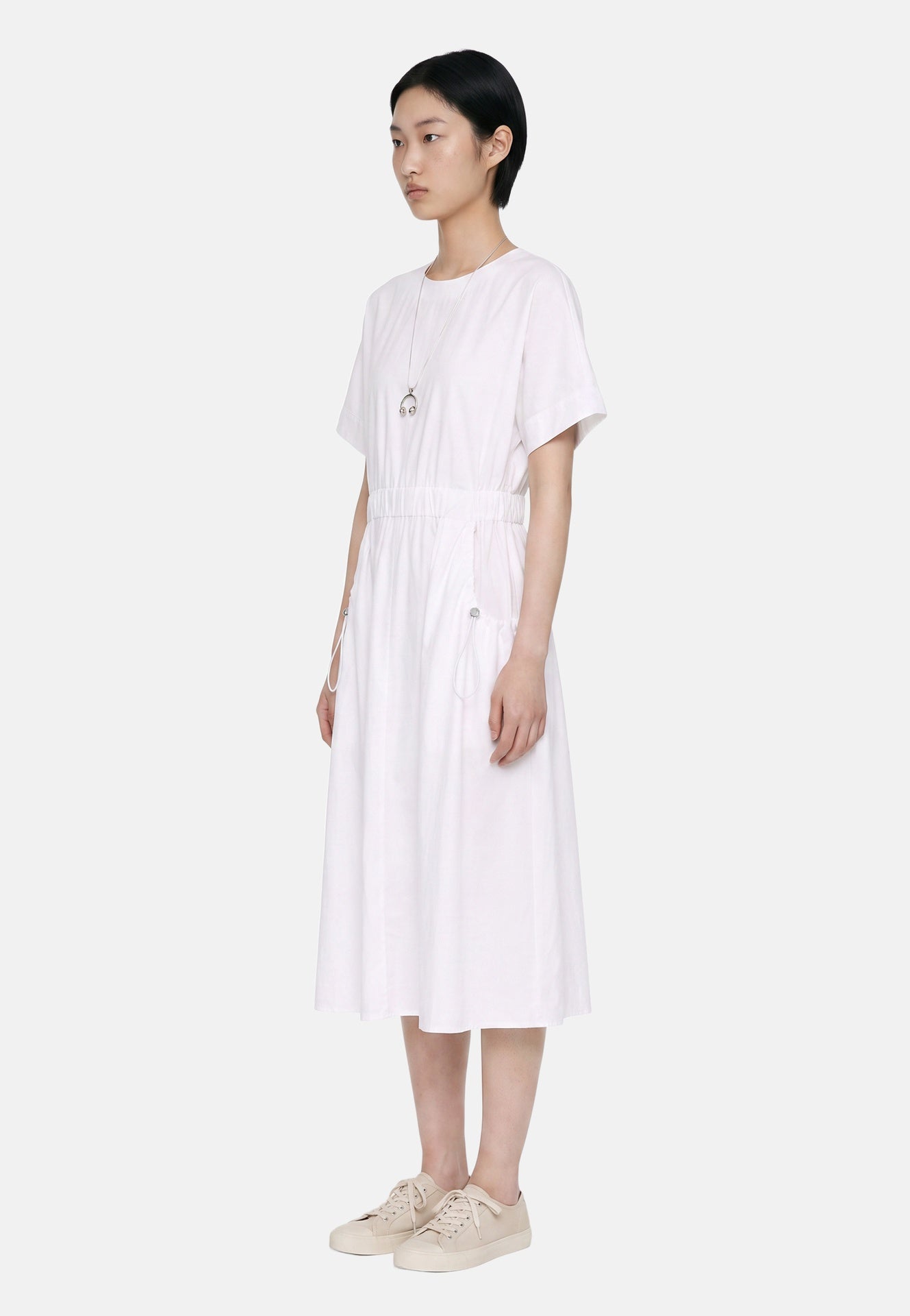 Vestito in Cotone Bianco