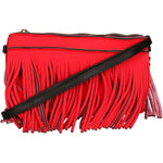 Oxsana Borsa a spalla da donna Neoprene 1311-ROSSO RED Gave Lux
