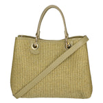 Borsa a mano da donna Paglia & Pelle MYB-05167-SS-467+D105 LIME My Best Bag