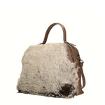 Aponia Borsa a mano da donna Vera pelle 8473-FANGO Gave Lux