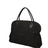 Borsa a mano da donna 100% pelle scamosciata MYB-6014-FW-NERO My Best Bag