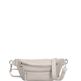 Marsupio da donna in vera pelle 100% pelle 07240-D86 GRIGIO PERLA Roberta Rossi