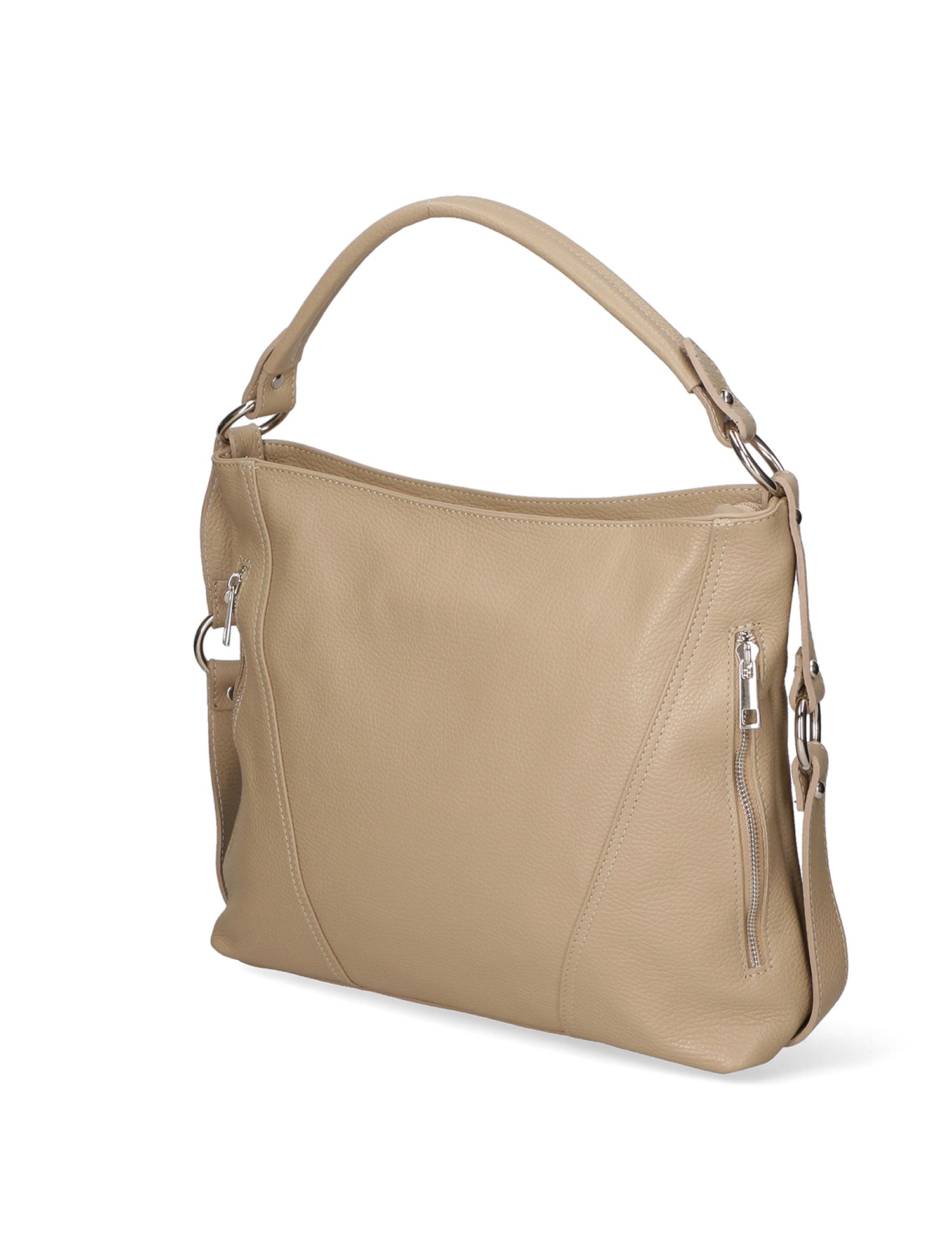 Emily Borsa a spalla da donna Vera pelle 80064-D11 TAUPE SCURO DARK TAUPE Gave Lux