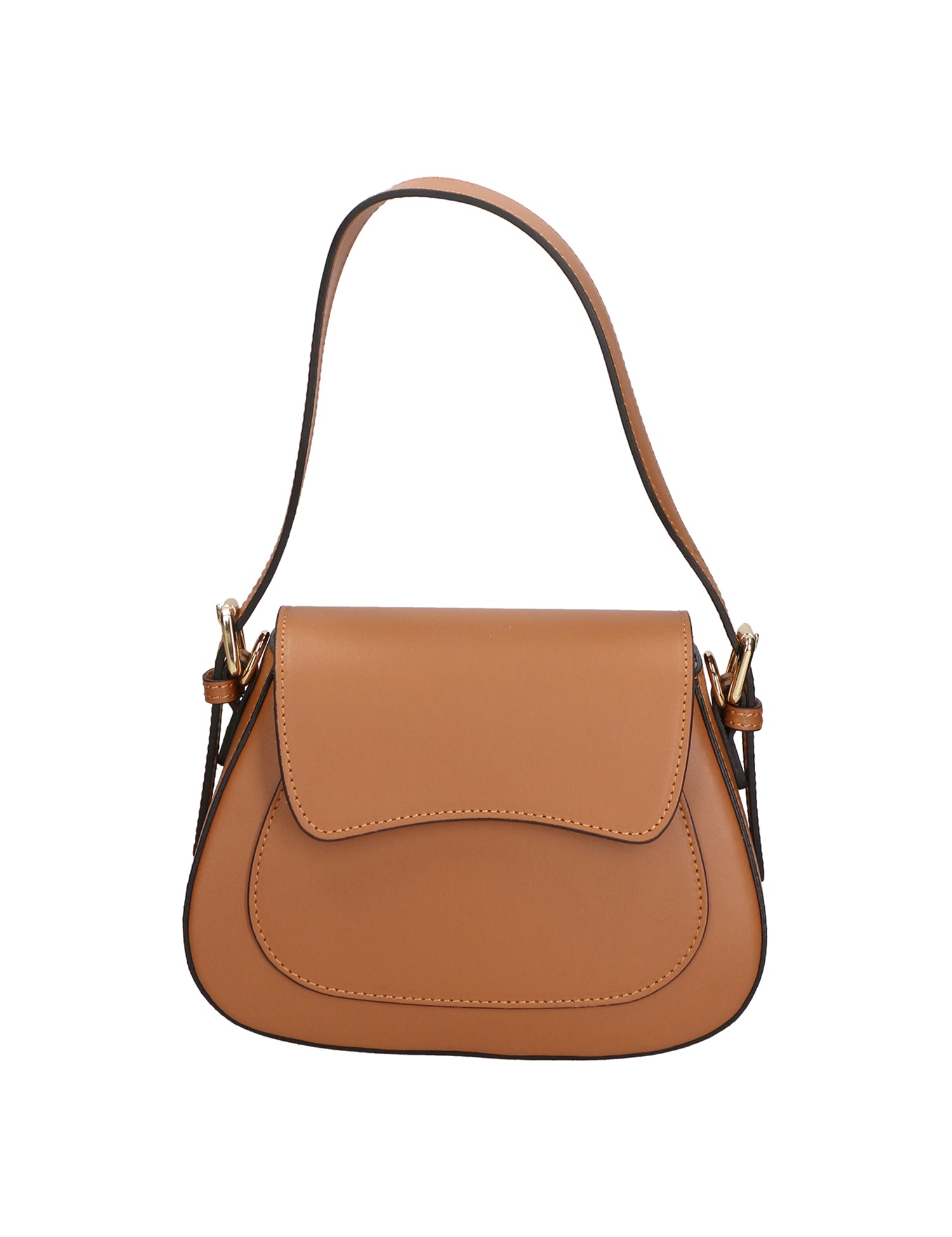 Giulia Borsa a spalla da donna Vera pelle 05958-L125 CUOIO Gave Lux