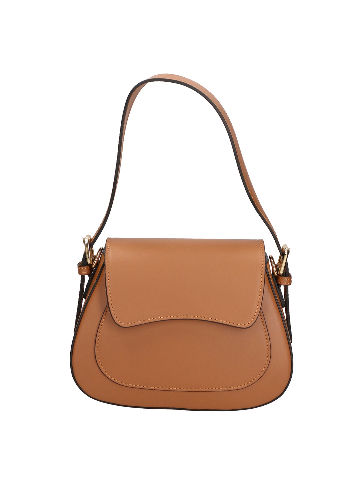 Giulia Borsa a spalla da donna Vera pelle 05958-L125 CUOIO Gave Lux