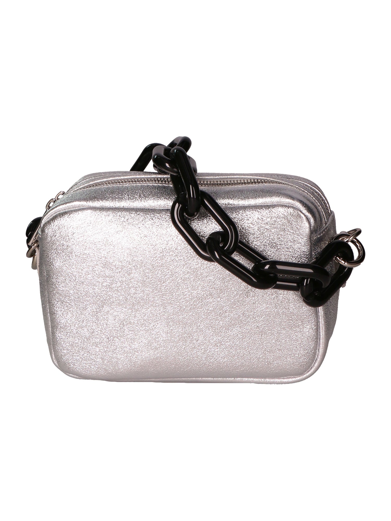 Barbara Borsa a spalla da donna Vera pelle 05706-L001 ARGENTO Gave Lux