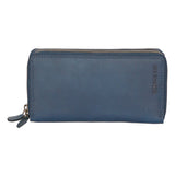 Portafoglio da uomo in vera pelle RFID HILB-3628-BLU Hill Burry