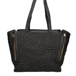Valoria Pro Borsa a spalla da donna 100% poliuretano B16890GR-NERO Braccialini
