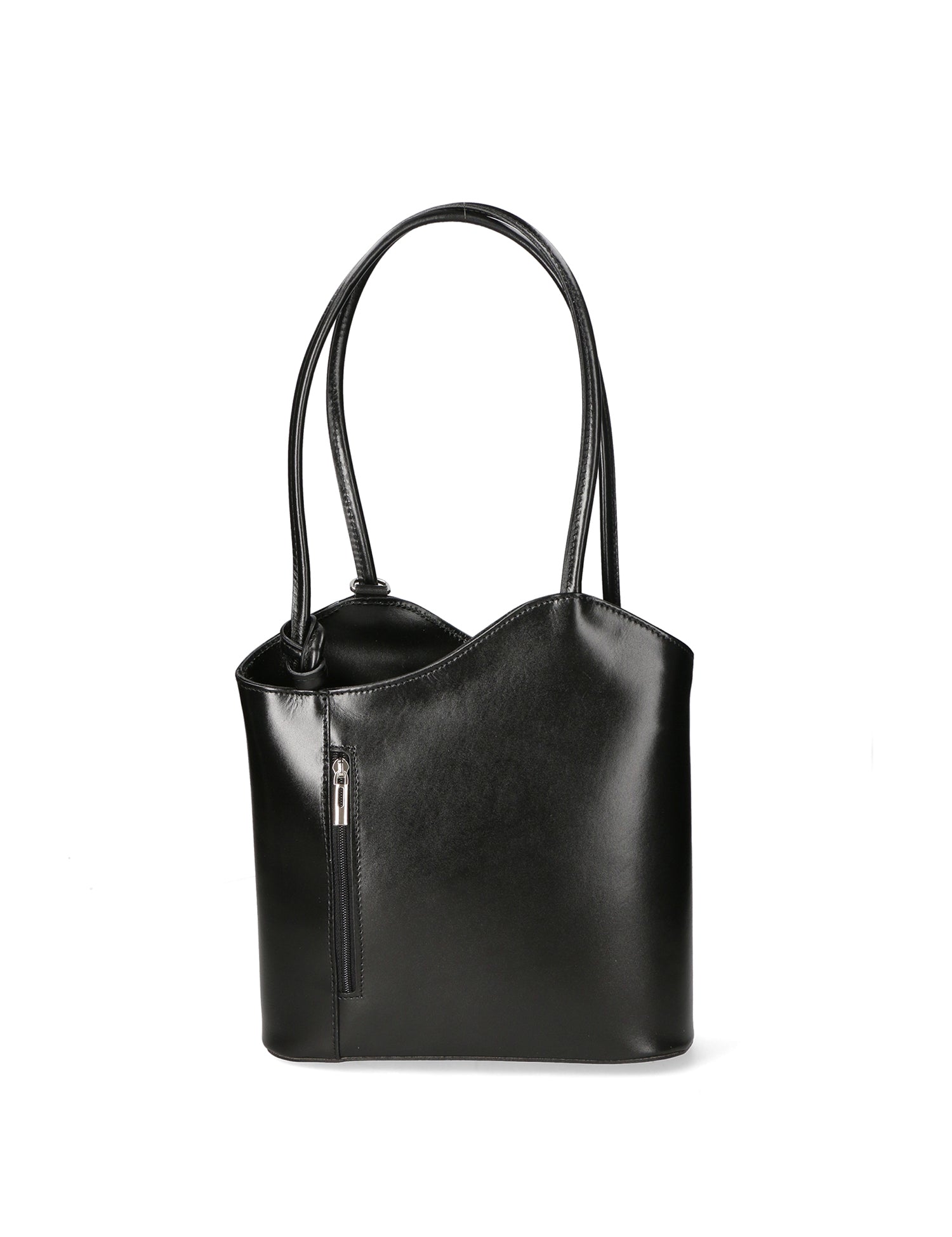 Fabiola Borsa a spalla da donna 100% pelle 9039-NERO BLACK Gave Lux