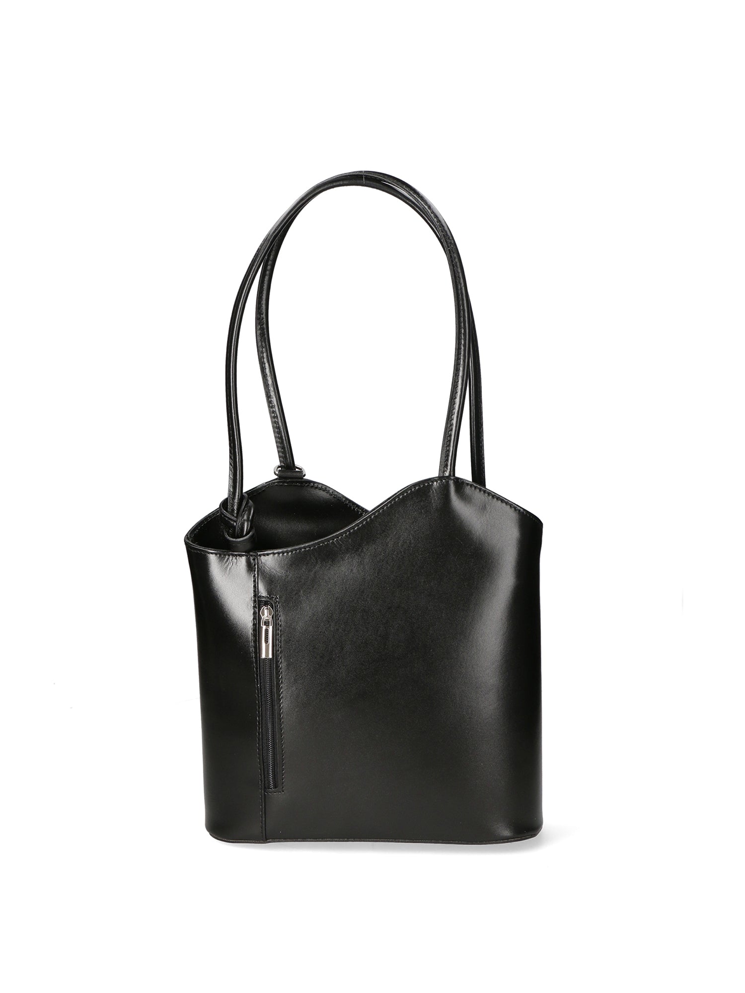 Fabiola Borsa a spalla da donna 100% pelle 9039-NERO BLACK Gave Lux