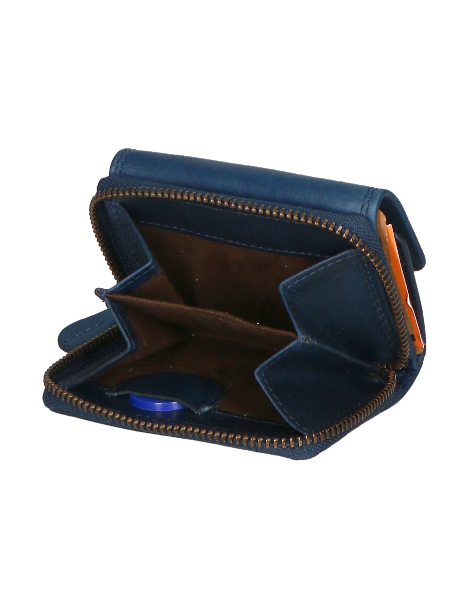 Portafoglio da uomo in vera pelle RFID HILB-5037-BLU Hill Burry