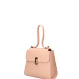 Women's handbag in genuine leather Made in Italy 20x18x10 cm