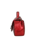 Volterra Borsa a tracolla da donna Vera Pelle 1626-ROSSO Gave Lux